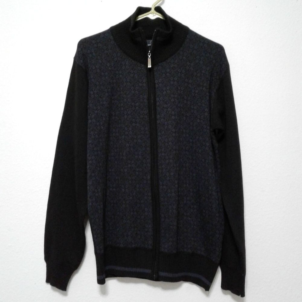 Chereskin gray zip long sleeve cardigan